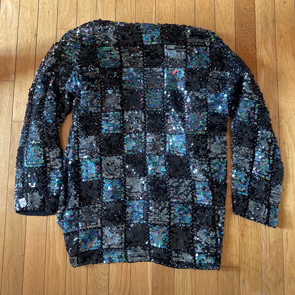 Other Checkered vintage sequin blazer Size M / US 6-8 / IT 42-44 - 3 Thumbnail