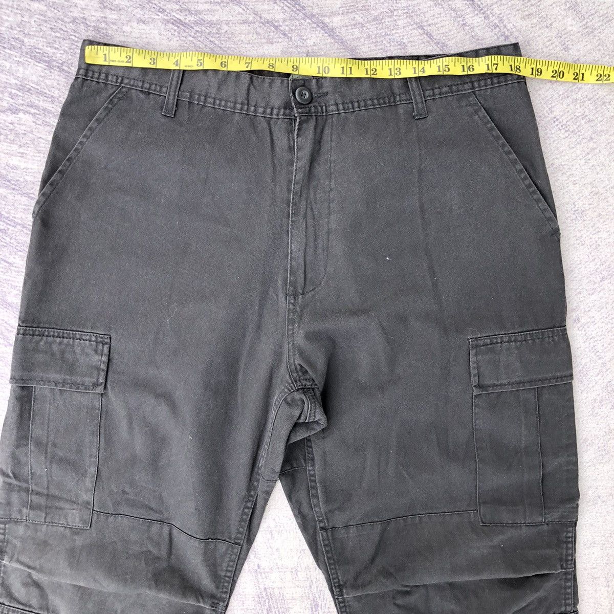 All Blacks W36 Vintage Black Cargo Pants 8 poket Military Pants Size US 36 / EU 52 - 2 Thumbnail