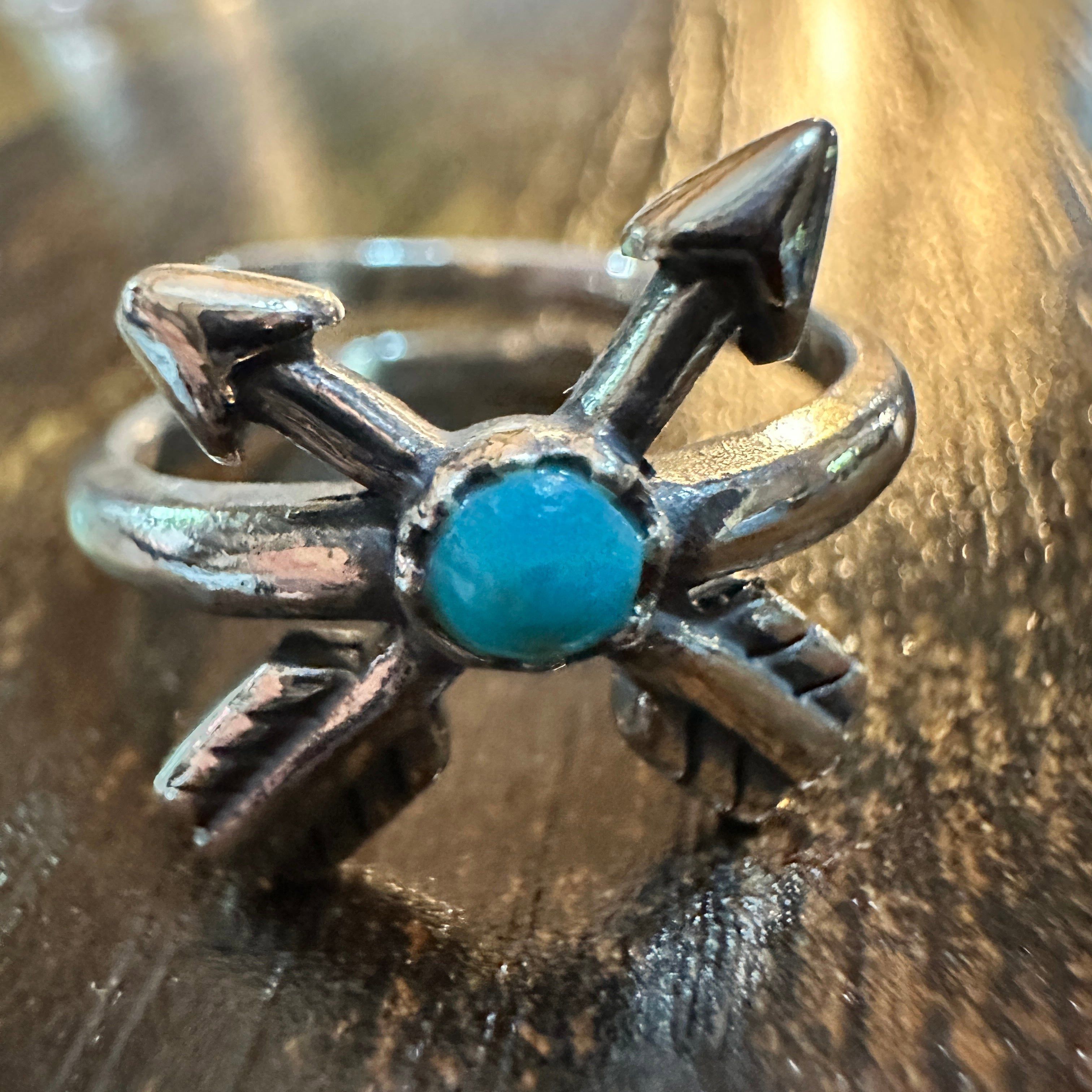 Other Boho Native American Friendship Arrow Adjustable Sterling Si Size ONE SIZE - 1 Thumbnail