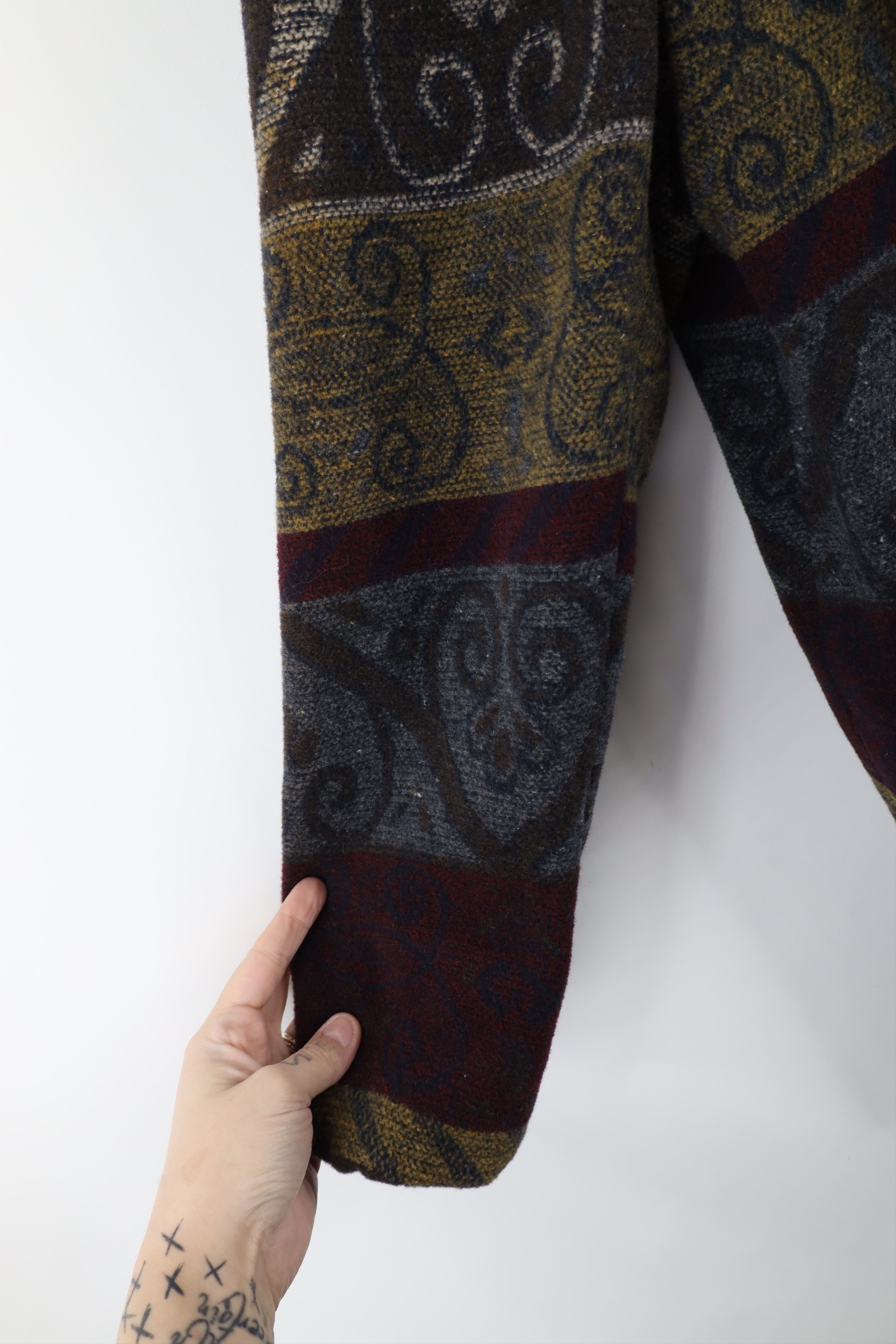 Vintage Vintage 90s Streetwear Tapestry Geometric Blazer Jacket Coat Size M / US 6-8 / IT 42-44 - 6 Thumbnail