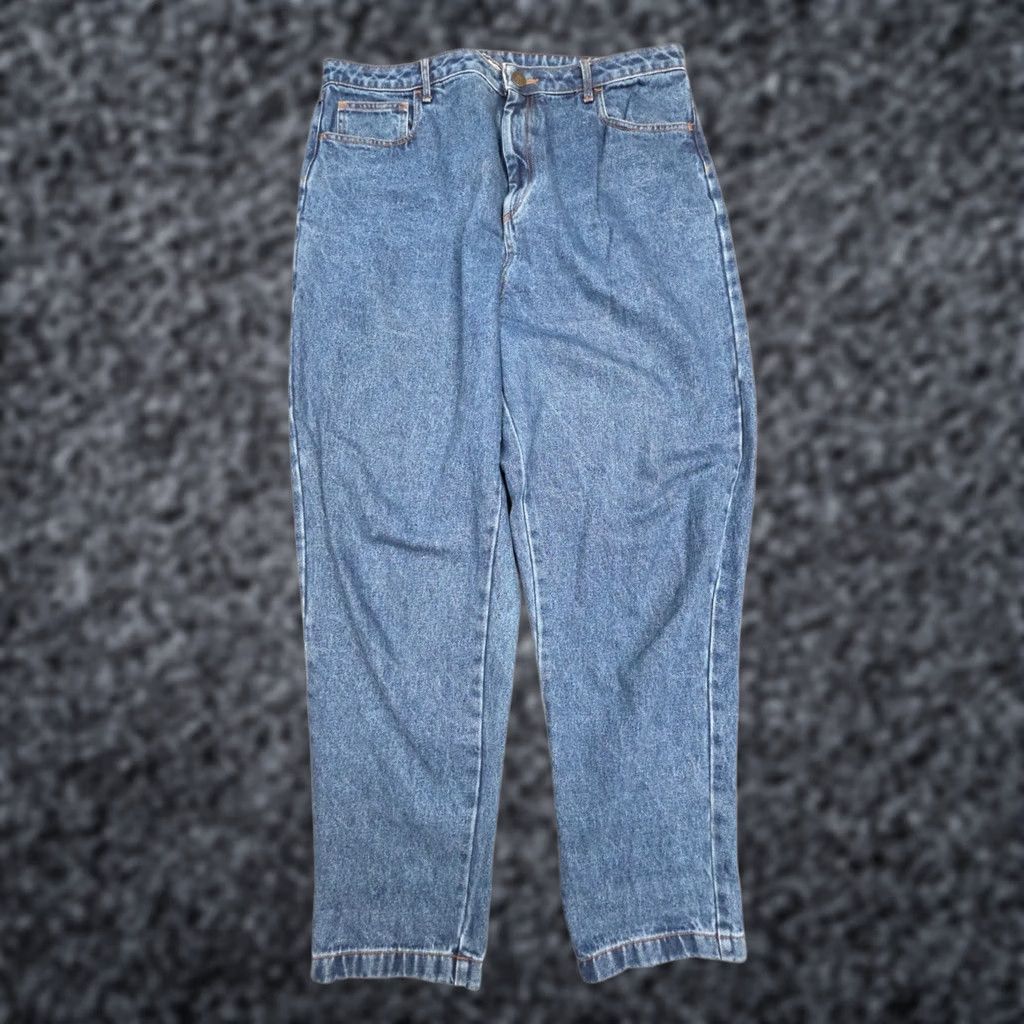 Vintage Lucy and Yak Jeans Womens W36 / L Blue Denim Tapered Relaxed High Rise Jeans Size 25" / US 0 / IT 36 - 1 Thumbnail