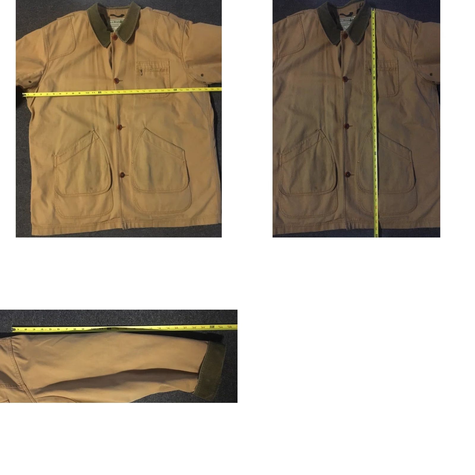 Vintage VINTAGE 90s LL Bean Faded Flannel Lined Chore Jacket 2XL Beige Flannel Lined Barn Carhartt J131 Trucker Grunge Size US XXL / EU 58 / 5 - 10 Thumbnail