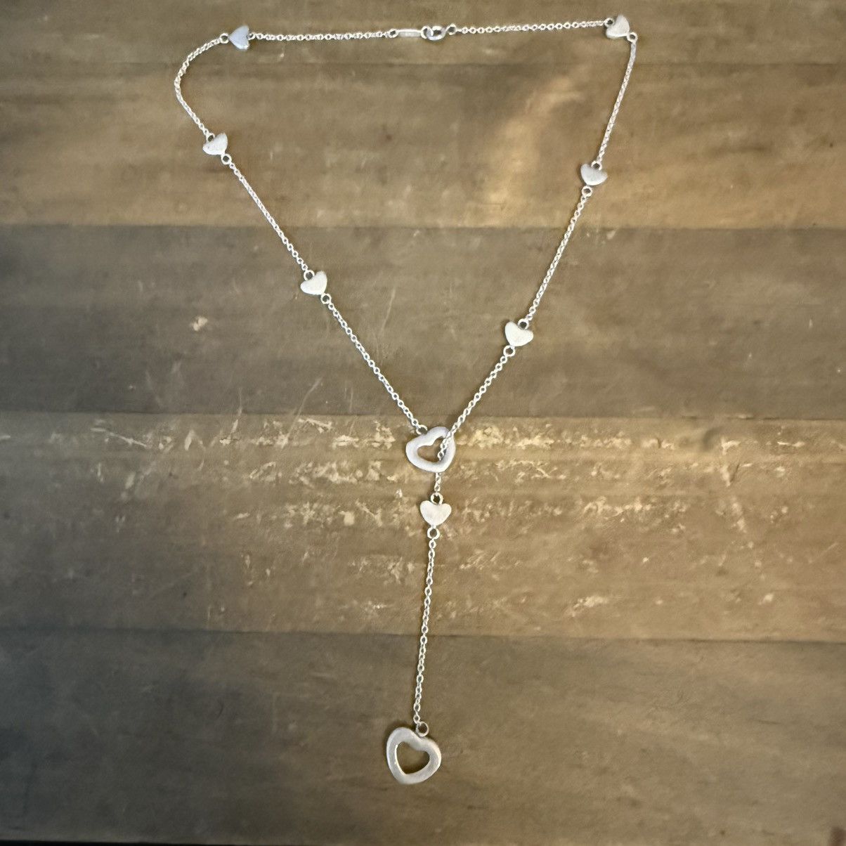 Tiffany & Co. Vintage Tiffany & Co. 925 station heart lariat necklace Size ONE SIZE - 2 Thumbnail