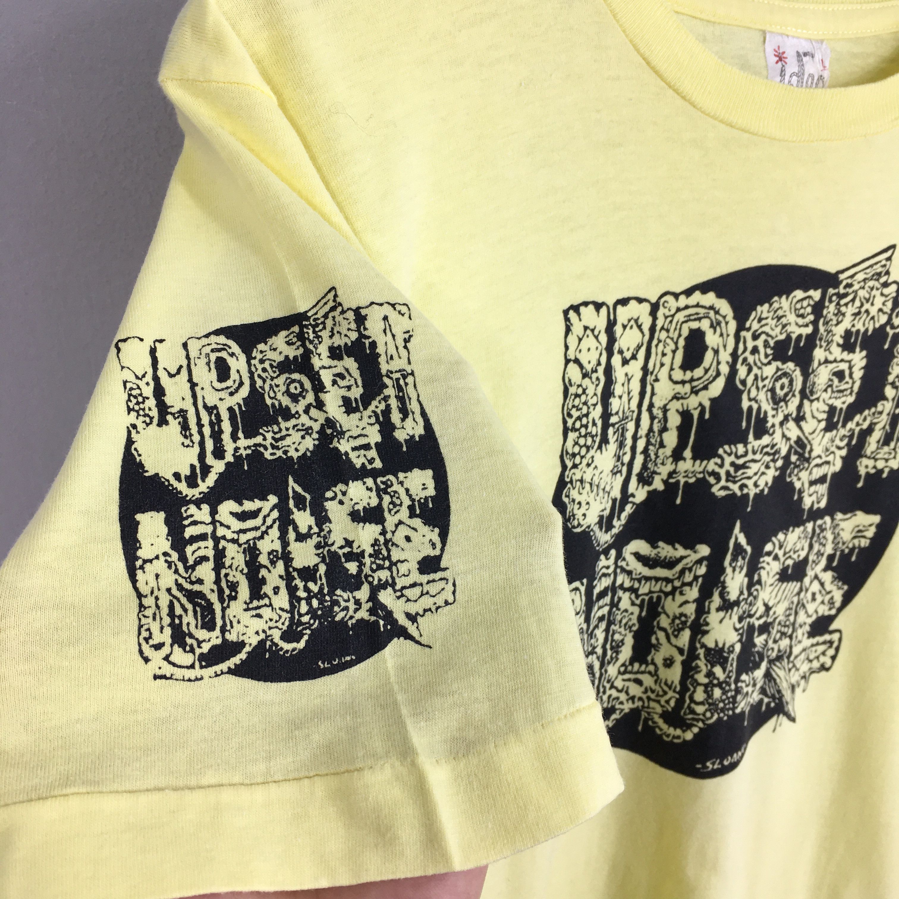 Band Tees × Vintage Vintage 80's Upset Noise Tour Rock Hageland Record T shirt S Size US S / EU 44-46 / 1 - 3 Thumbnail