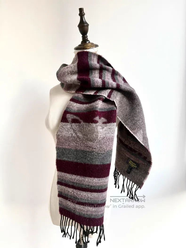 Vivienne Westwood Vivienne Westwood Vintage gray and red striped Saturn skul Size ONE SIZE - 1 Thumbnail