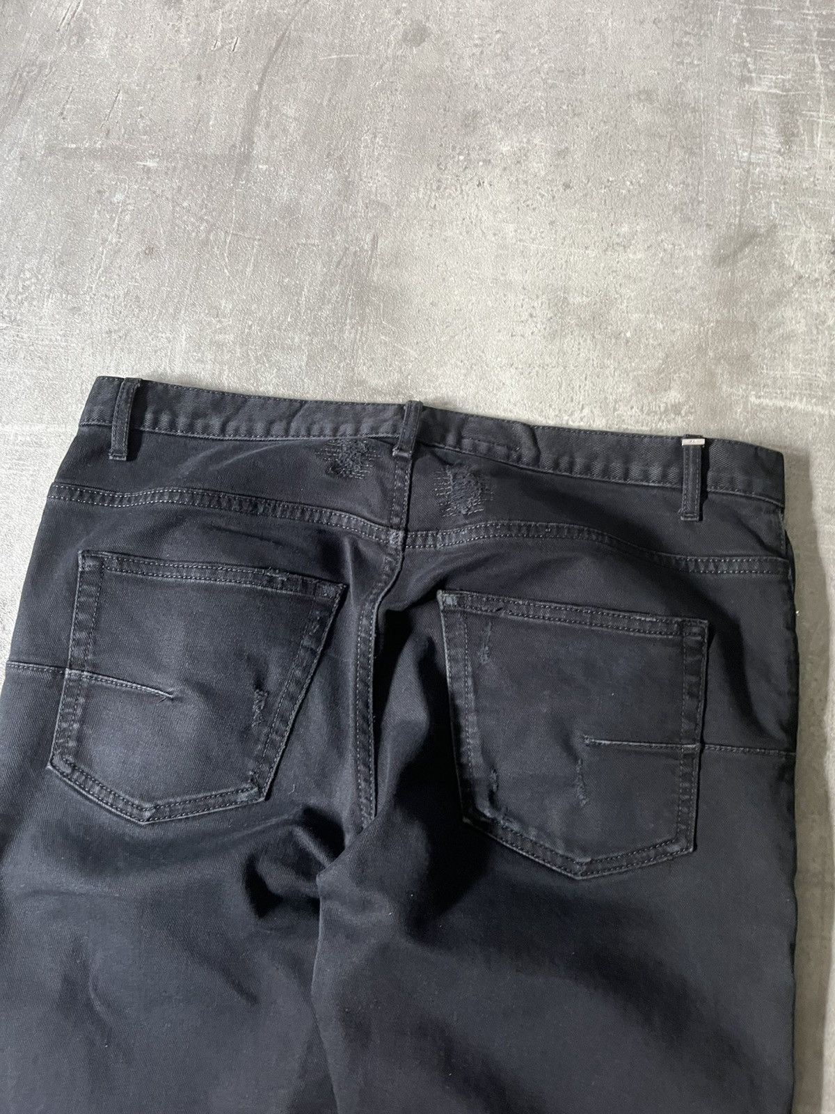 Dior Dior Homme A/W 14 stitched patchwork jeans black Size US 32 / EU 48 - 7 Thumbnail