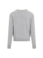 Saint Laurent Paris oc11z0226 796556 Cassandre Sweater in Cashmere in Grey Size US XS / EU 42 / 0 - 4 Thumbnail