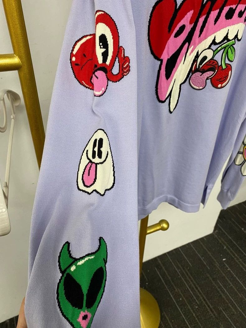 Gucci Gucci FW24 Cartoon Logo Letter Pattern Embroidery Round Nec Size US XS / EU 42 / 0 - 6 Thumbnail