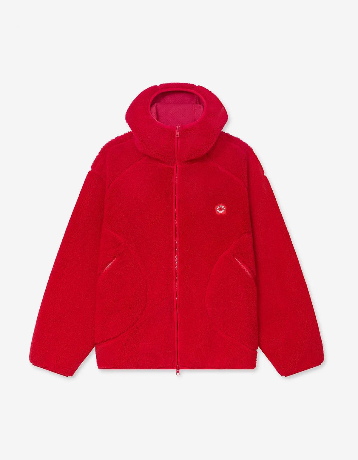 Kenzo Boke Flower 2.0 Red Fleece Blouson Jacket