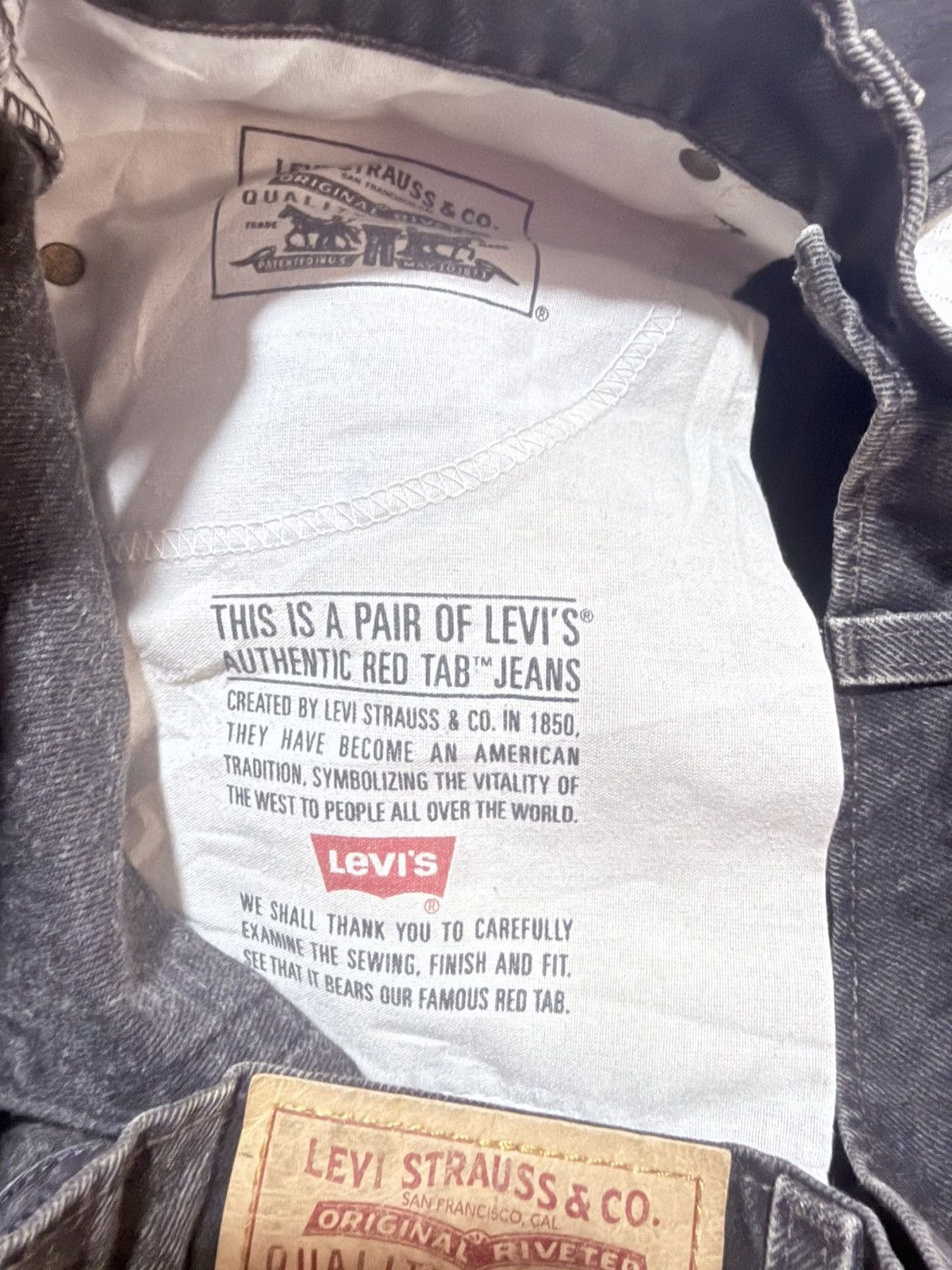 Levi's Vintage Clothing Vintage Levis 550 relaxed fix cut jeans Size US 33 - 5 Thumbnail