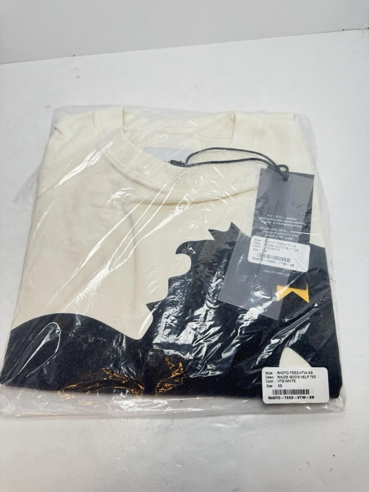 Rhude Rhude God’s Help Tee VTG White NWT Size XS $295 Retail Size US XS / EU 42 / 0 - 3 Thumbnail