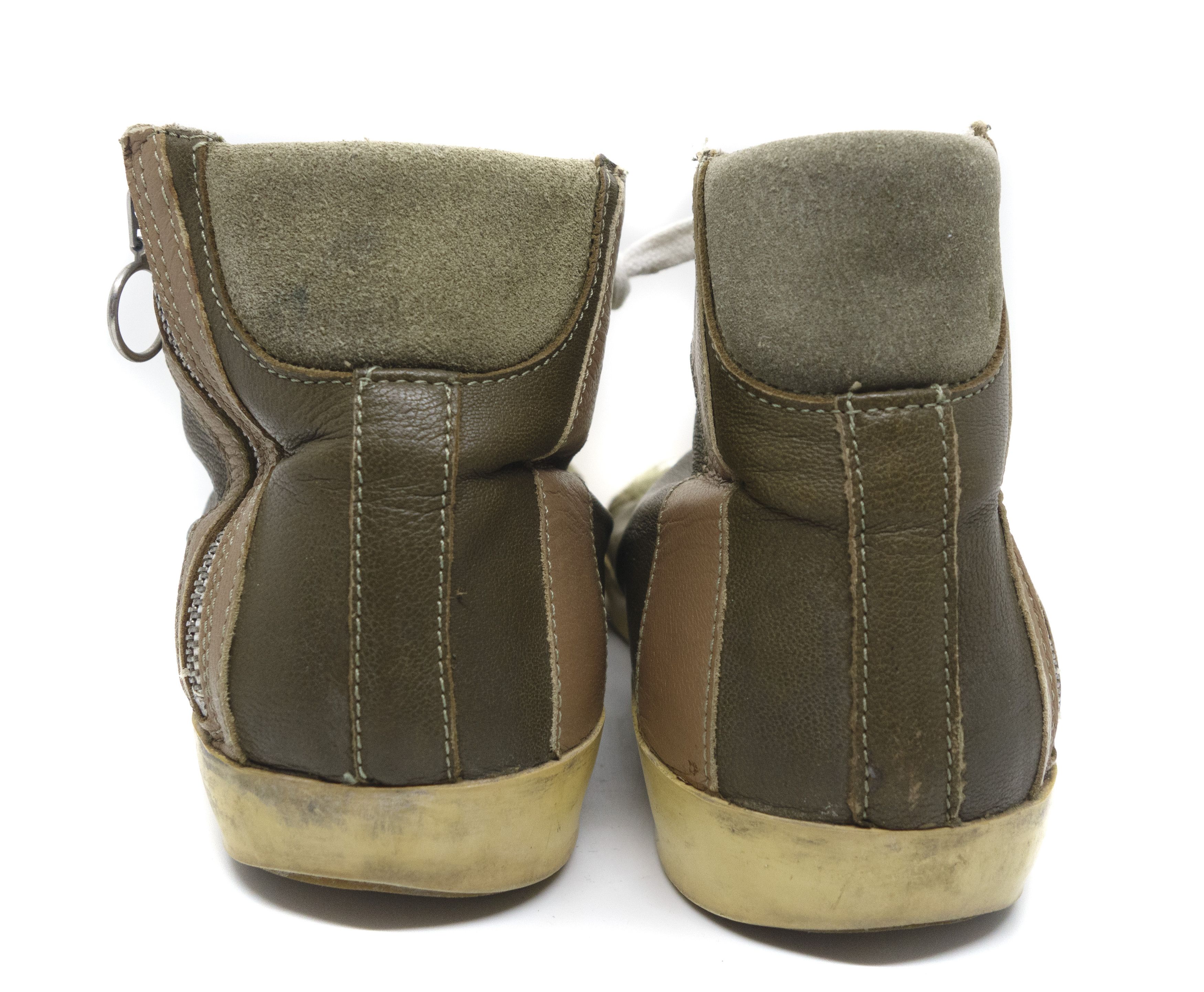 Philippe Model PRSX Grunge Zip High Top Sneakers Size US 10 / EU 43 - 3 Thumbnail
