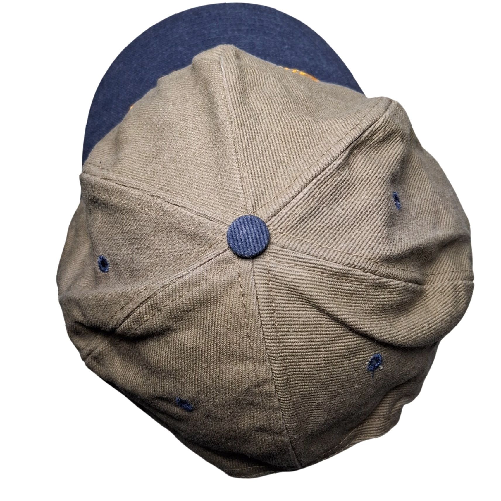 GAS VINTAGE Nissin Cap Baseball Cap Hat One Size Beige Canvas Speedy Mart Gas Station Retro Adjustable Snap Back Men Size ONE SIZE - 5 Thumbnail
