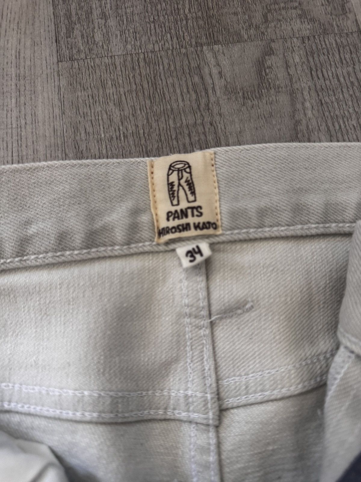 Hiroshi Kato The Pen Slim- Silver Grey 14 oz Size US 34 / EU 50 - 2 Thumbnail
