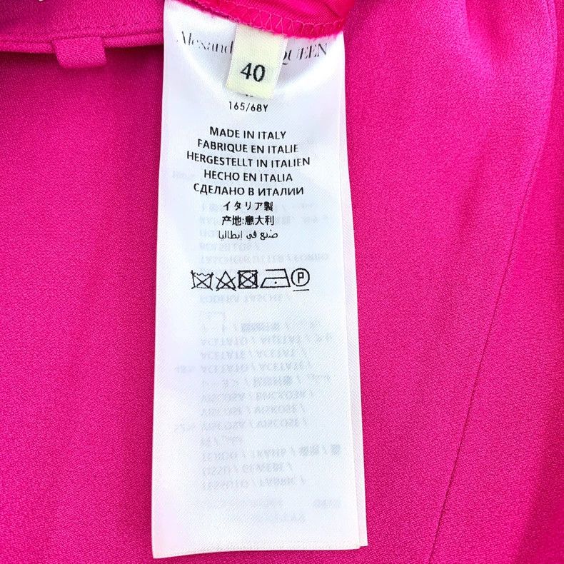 Alexander McQueen Alexander Mcqueen Pink casual suit trousers Size 26" / US 2 / IT 38 - 6 Thumbnail