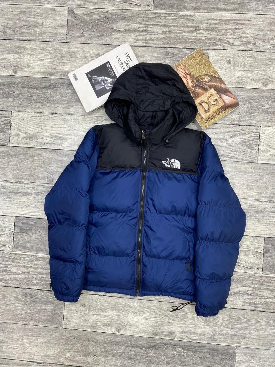 image of The North Face 1996 Retro Nuptse Jacket Puffer Blue, Men's (Size Large)