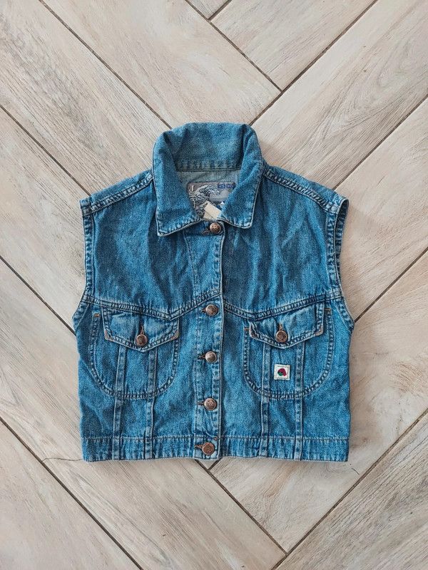 Kenzo Vintage denim vest top Size S / US 4 / IT 40 - 3 Thumbnail