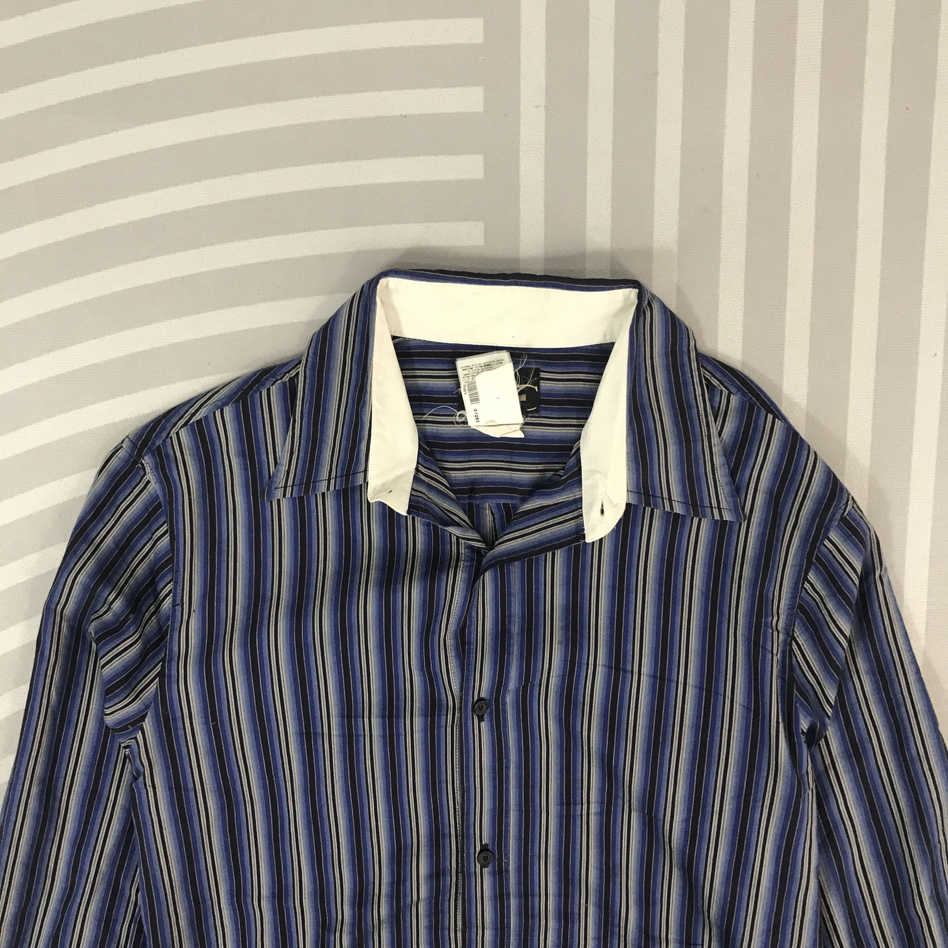 Just Cavalli Vintage Just Cavalli Striped Button up shirt Size US L / EU 52-54 / 3 - 2 Thumbnail
