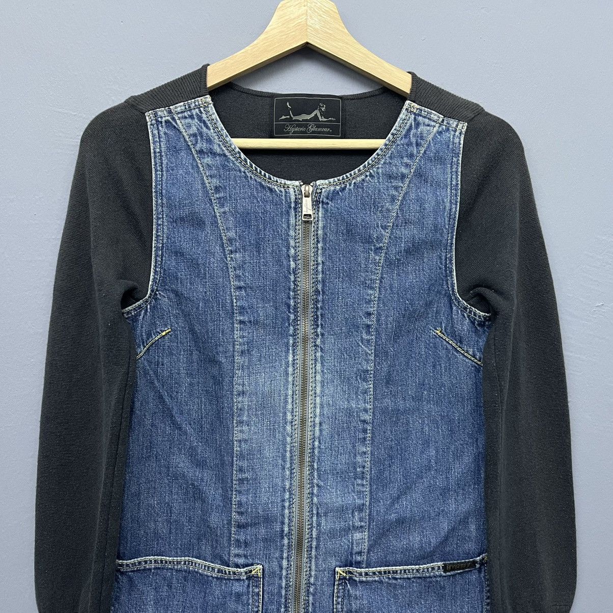 Hysteric Glamour Hysteric Glamour Knit Denim Cardigan Dress Size S / US 4 / IT 40 - 4 Thumbnail