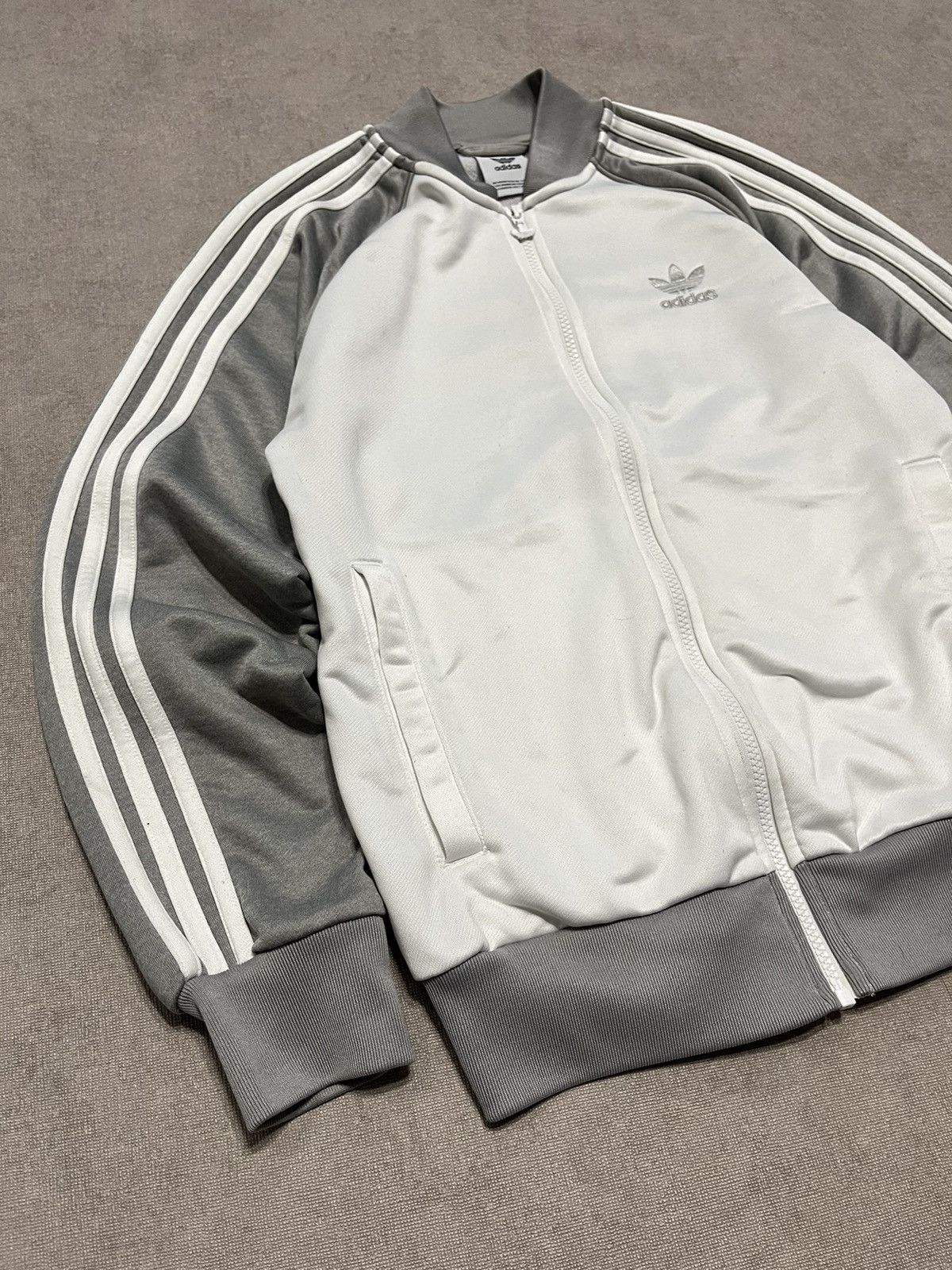 Adidas Adidas Mens White Firebird Track Jacket Sweatshirt Vintage M Size US S / EU 44-46 / 1 - 5 Thumbnail
