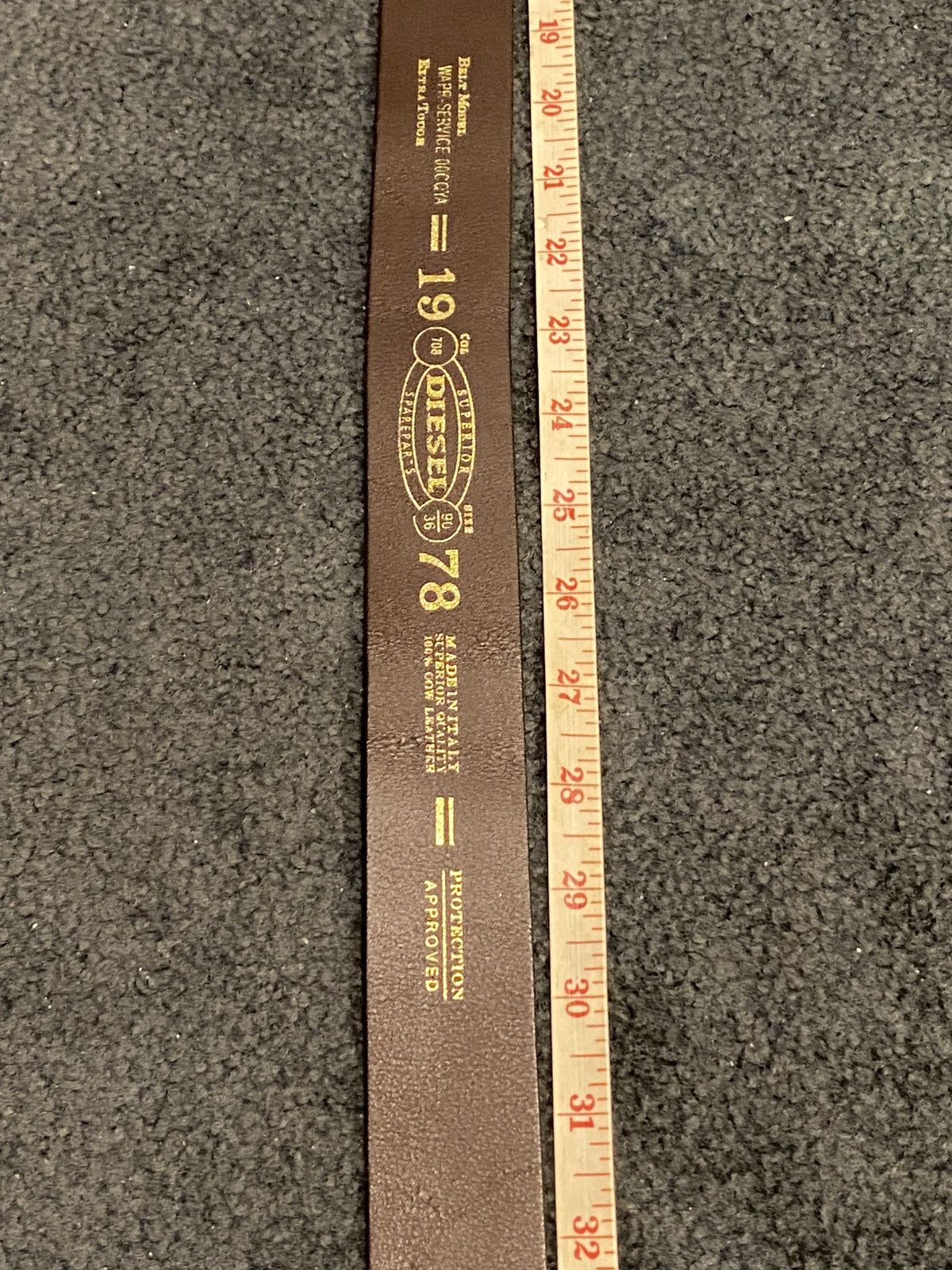 Diesel × Vintage VINTAGE DIESEL I BELT Size 34 - 5 Thumbnail