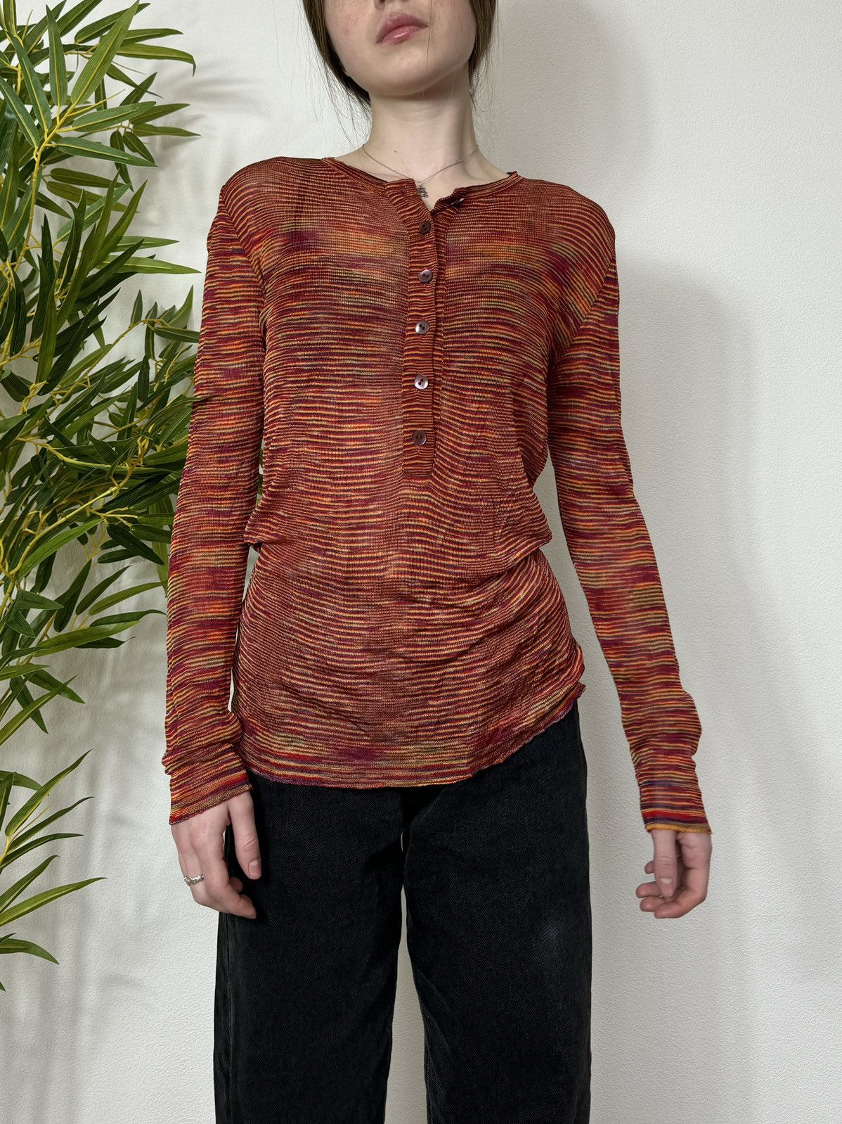 Missoni VINTAGE MISSONI STRETCHING LONG SLEEVE Size US S / EU 44-46 / 1 - 5 Thumbnail