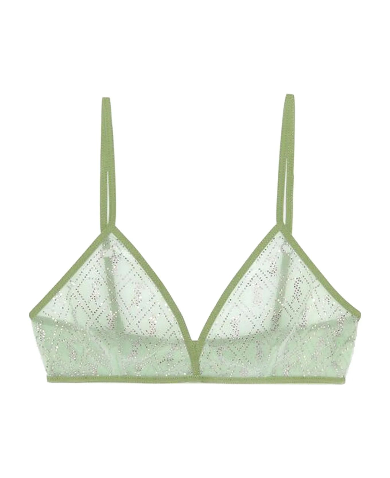 Saint Laurent Paris o1y0126 Size : L / Triangle Bra in Green Size ONE SIZE - 2 Thumbnail
