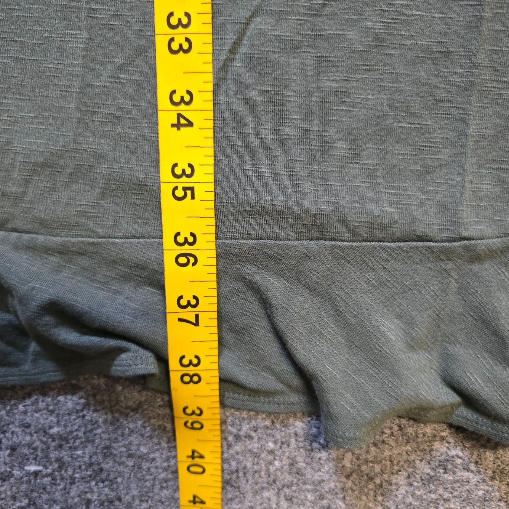 J. Jill J Jill Dress Womens Medium Green Sheath Short Sleeve Stretchy Basic Casual Size 32" / US 10 / IT 46 - 7 Thumbnail