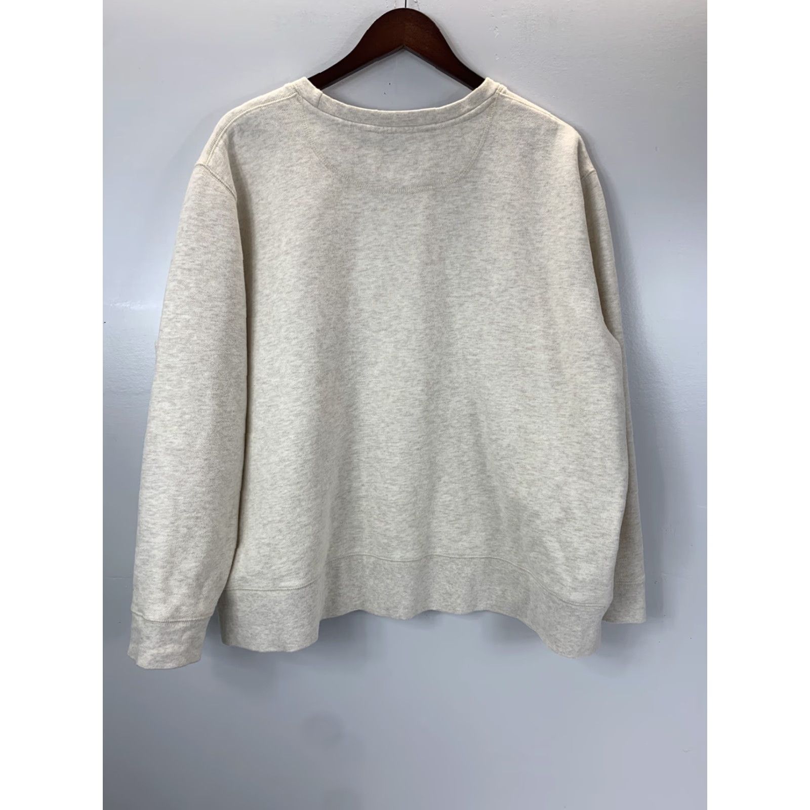 Vintage Field Gear Woman Pullover 2XL Autumn Gray Crew Neck Long Sleeve Casual Sweatshirt Sweater 90s Nature Outdoor Embroidered Cotton Blend Size XXL / US 16-18 / IT 52-54 - 3 Thumbnail