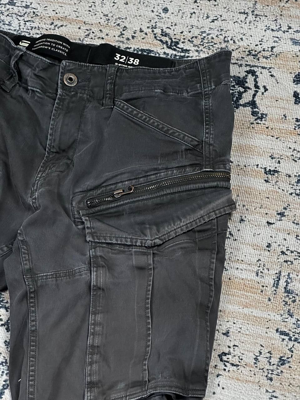G-Star Vintage G Star Raw Arc Cargo Tapered Pants Faded Size US 32 / EU 48 - 3 Thumbnail