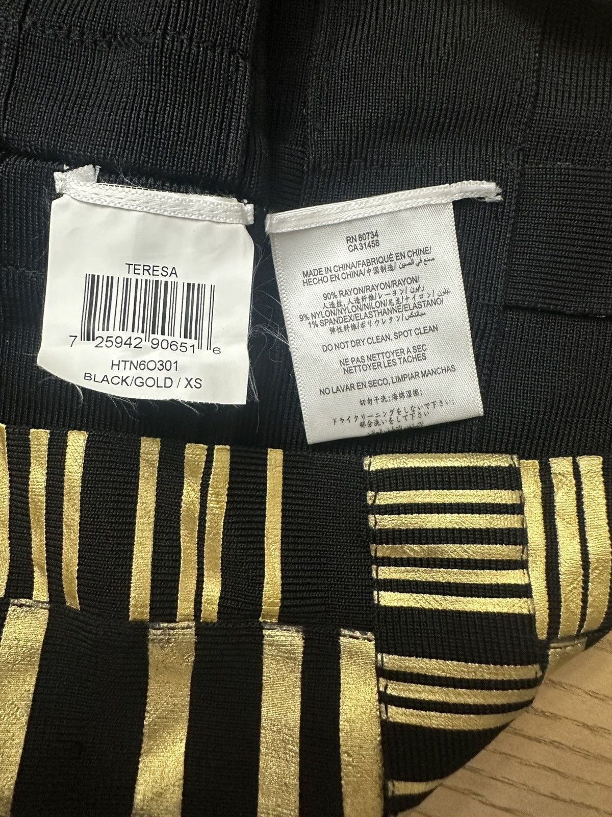 Herve Leger Herve Leger Teresa foiled dress Size XS / US 0-2 / IT 36-38 - 10 Thumbnail