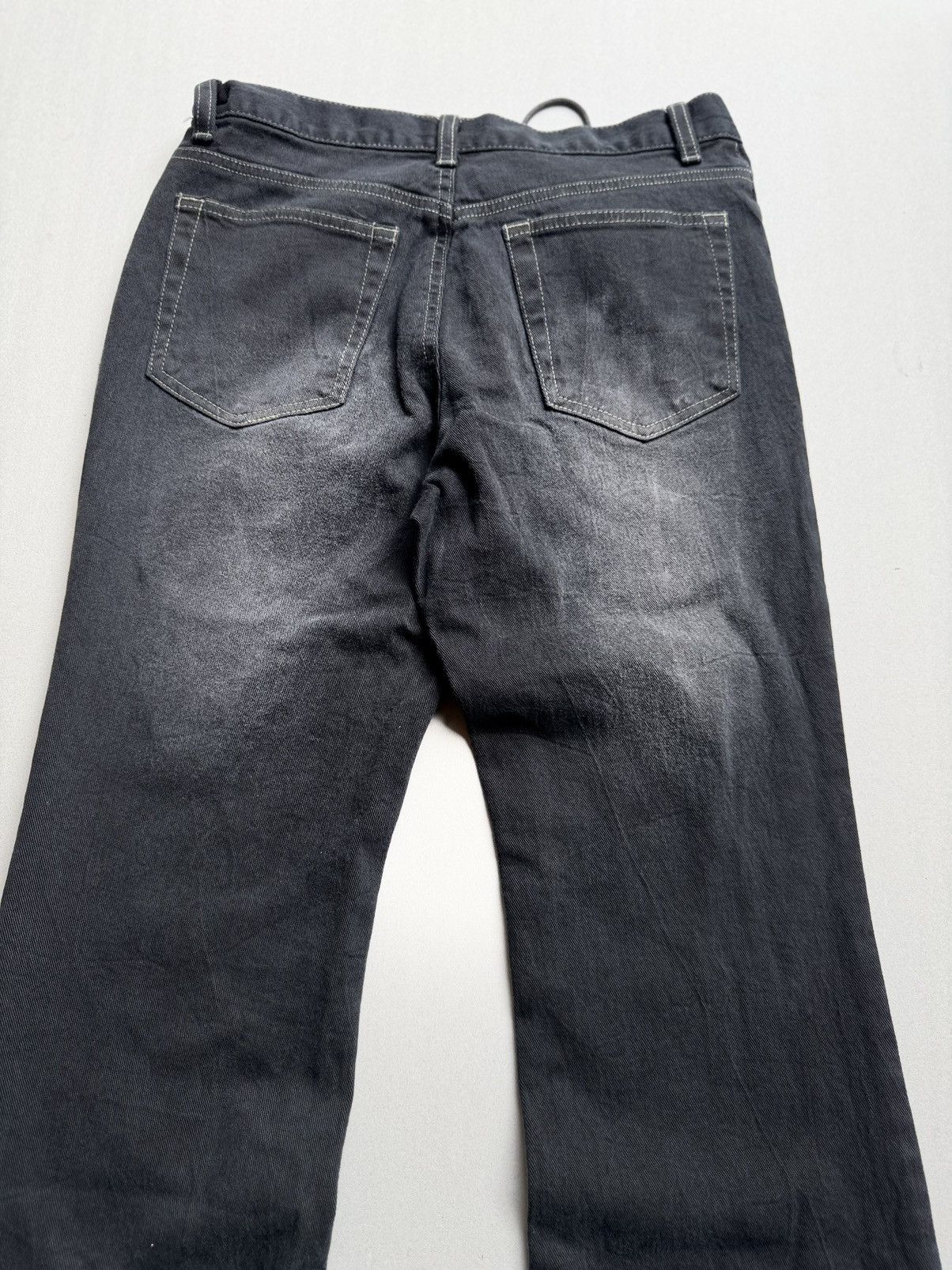 Japanese Brand Asm lace up flare jeans Size US 27 - 5 Thumbnail