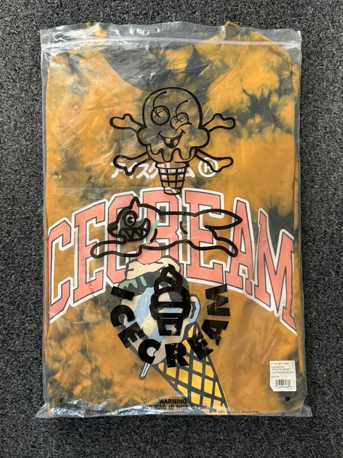 Icecream ICECREAM T/TEE SHIRT - LIMITED EDITION SPOON FED SS KNIT Size US XXL / EU 58 / 5 - 4 Thumbnail