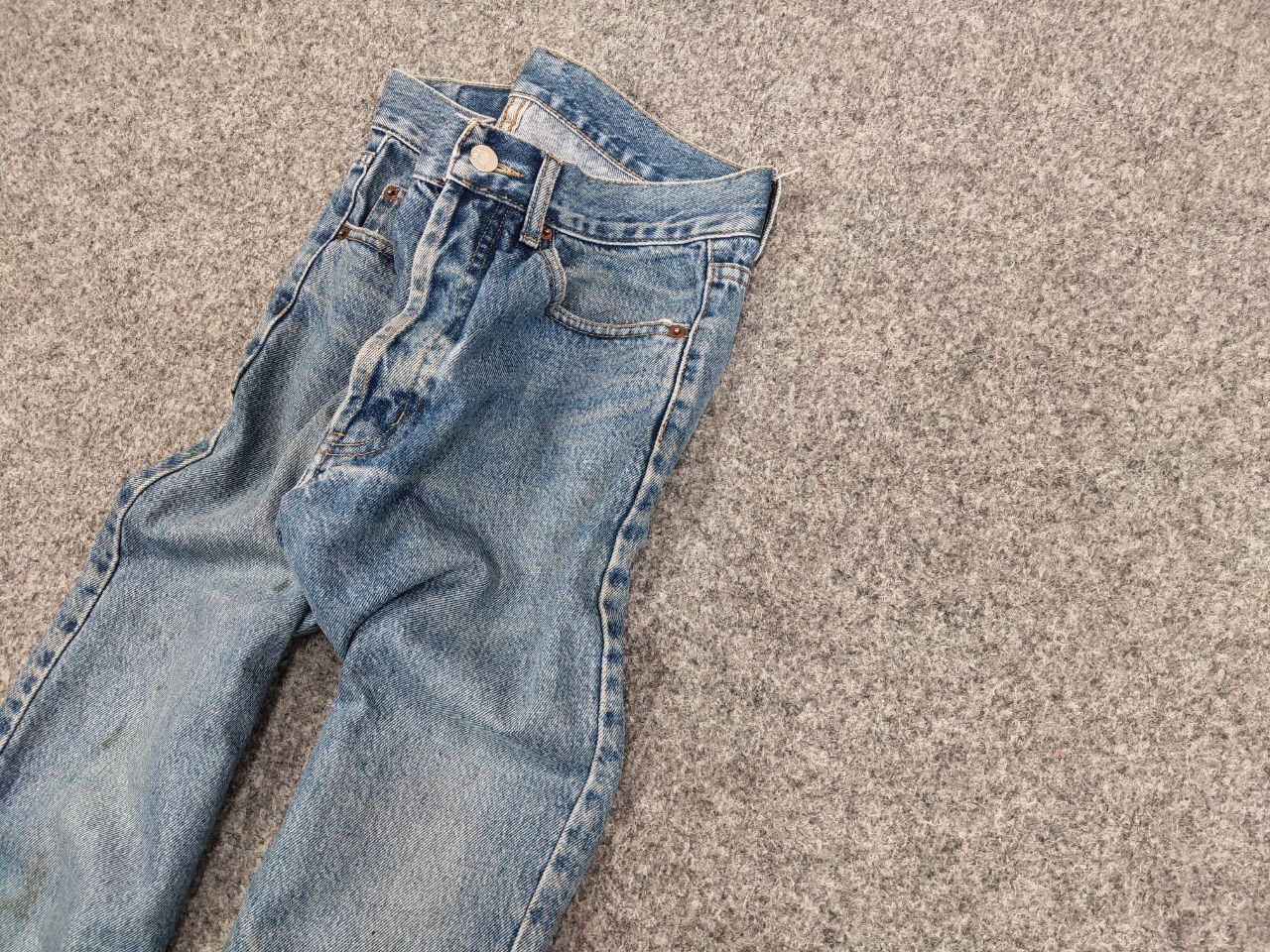Levi's Vintage 80's Levis 501 Distressed Denim Jeans made in USa Size US 30 / EU 46 - 4 Thumbnail