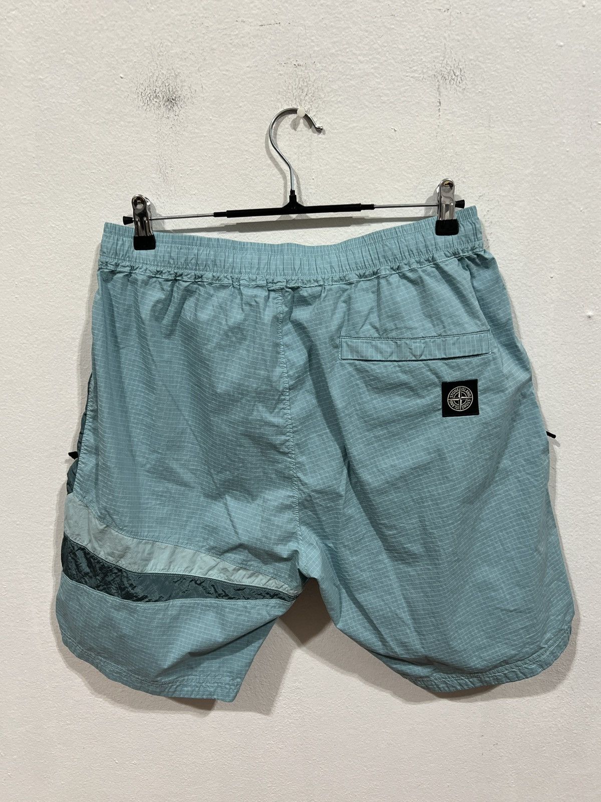Stone Island Stolen Island Blue Nylon Short Size US 34 / EU 50 - 7 Thumbnail