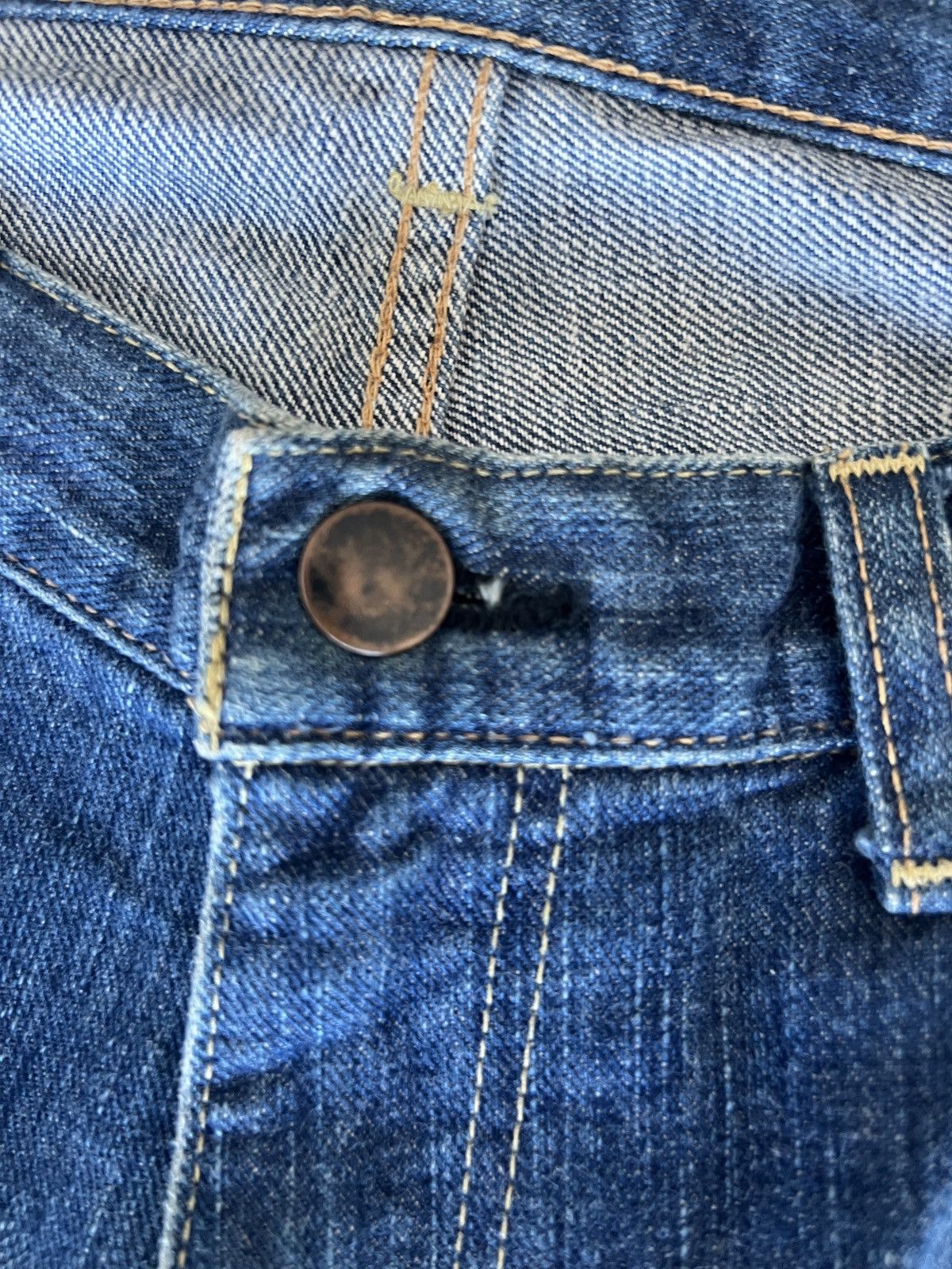 Number (N)ine Number (N)ine AW03 “Touch Me Im Sick” Patchwork Denim Size US 31 - 14 Thumbnail