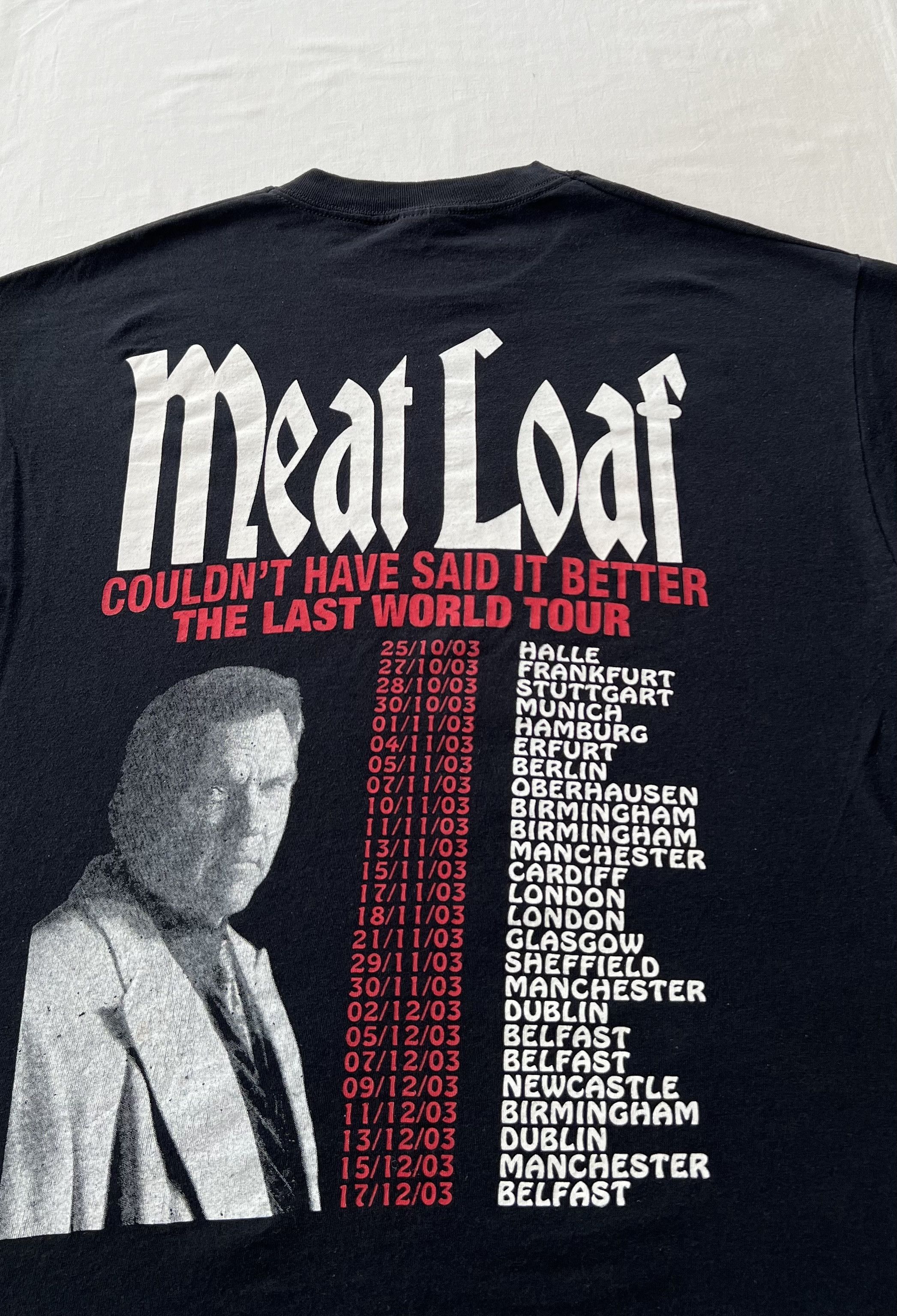 Band Tees Vintage 2003 Meat Loaf Couldn't Have Said It Better T-shirt Size US L / EU 52-54 / 3 - 9 Thumbnail
