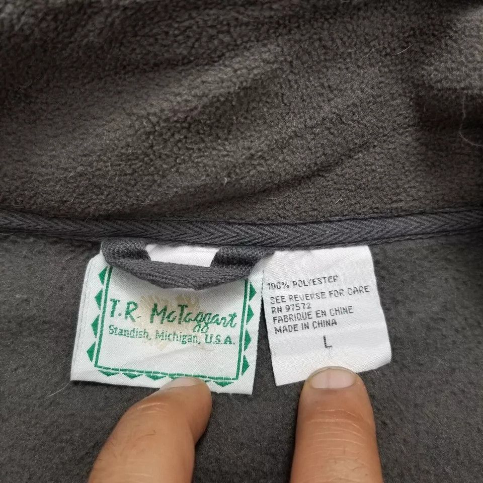 Other T. R. McTaggart Fleece Jacket Womens Large Pockets Full Zip Size L / US 10 / IT 46 - 7 Thumbnail