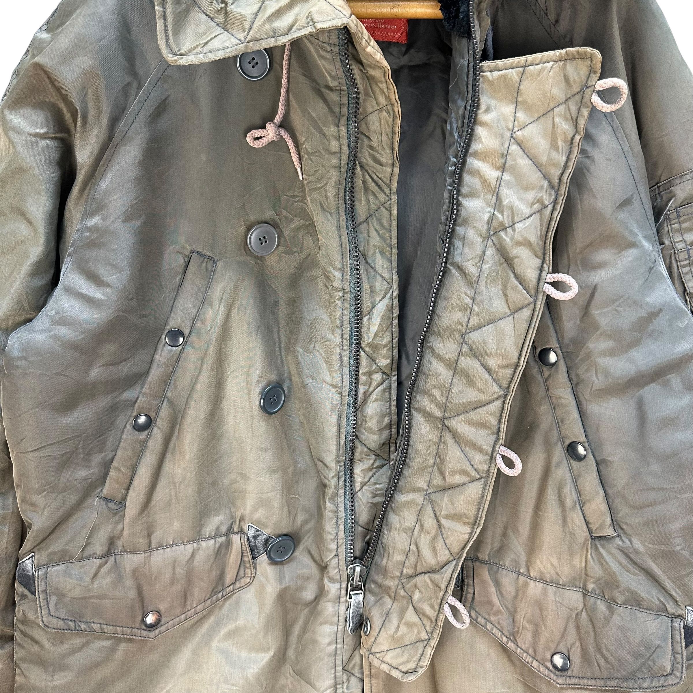 Avirex AVIREX Officer Uniform Parka Hoodie Jacket #A65-1568 Size US L / EU 52-54 / 3 - 10 Thumbnail