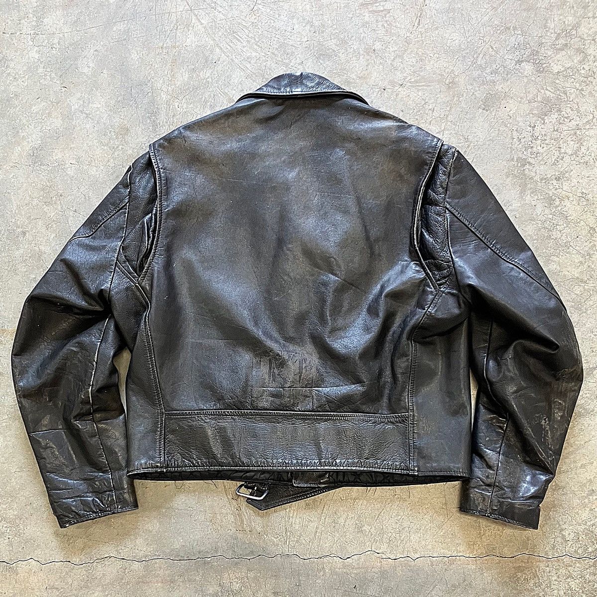 Vintage Vintage 70's Leather Motorcycle jacket Size US M / EU 48-50 / 2 - 2 Thumbnail