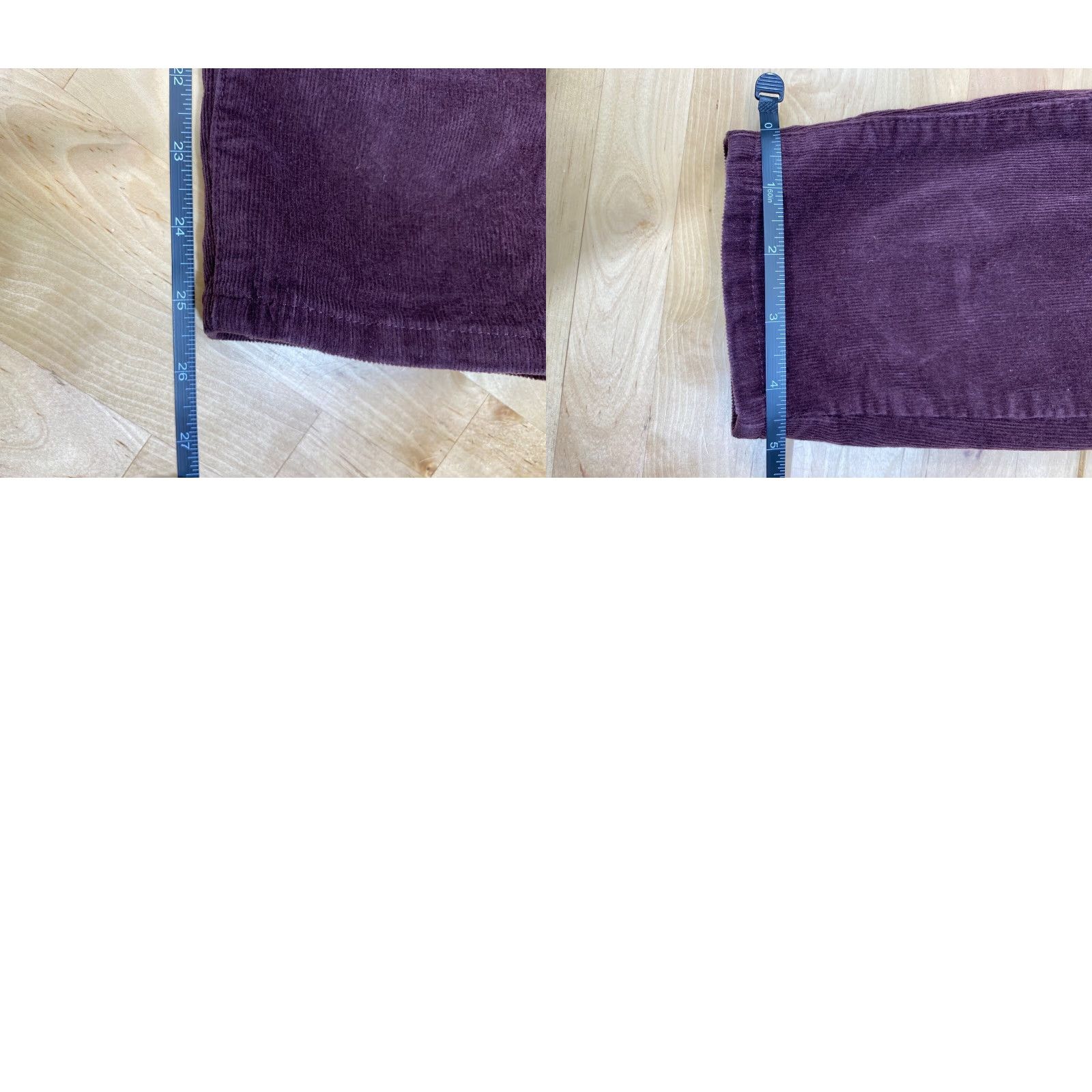 Volcom VINTAGE Volcom Womens Pants Corduroy Purple 25 Regular Waist 1 Dark Purple #2058 Size 25" / US 0 / IT 36 - 8 Thumbnail