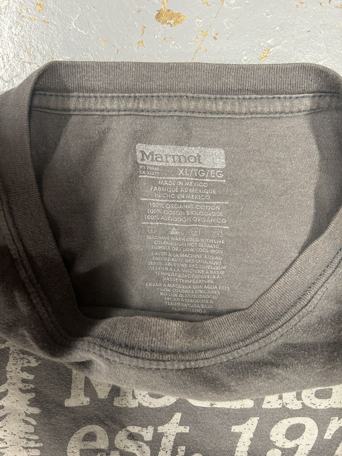 Marmot × Vintage Crazy Y2K Essential Marmot Mountain Graphic Tee Shirt Script Size US XL / EU 56 / 4 - 2 Thumbnail