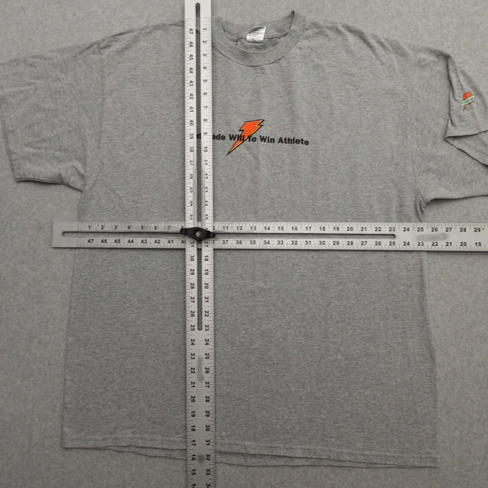 Delta Vintage Gatorade Delta T-Shirt 2XL Grey Unisex Adults Short Sleeve Shirt Mens Womens Size US XXL / EU 58 / 5 - 3 Thumbnail