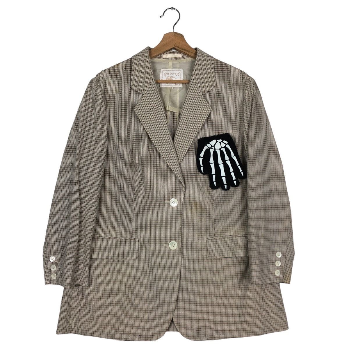 Burberry 🔥90’s Vintage Burberrys Nova Check Design Double Breast Size US M / EU 48-50 / 2 - 2 Thumbnail