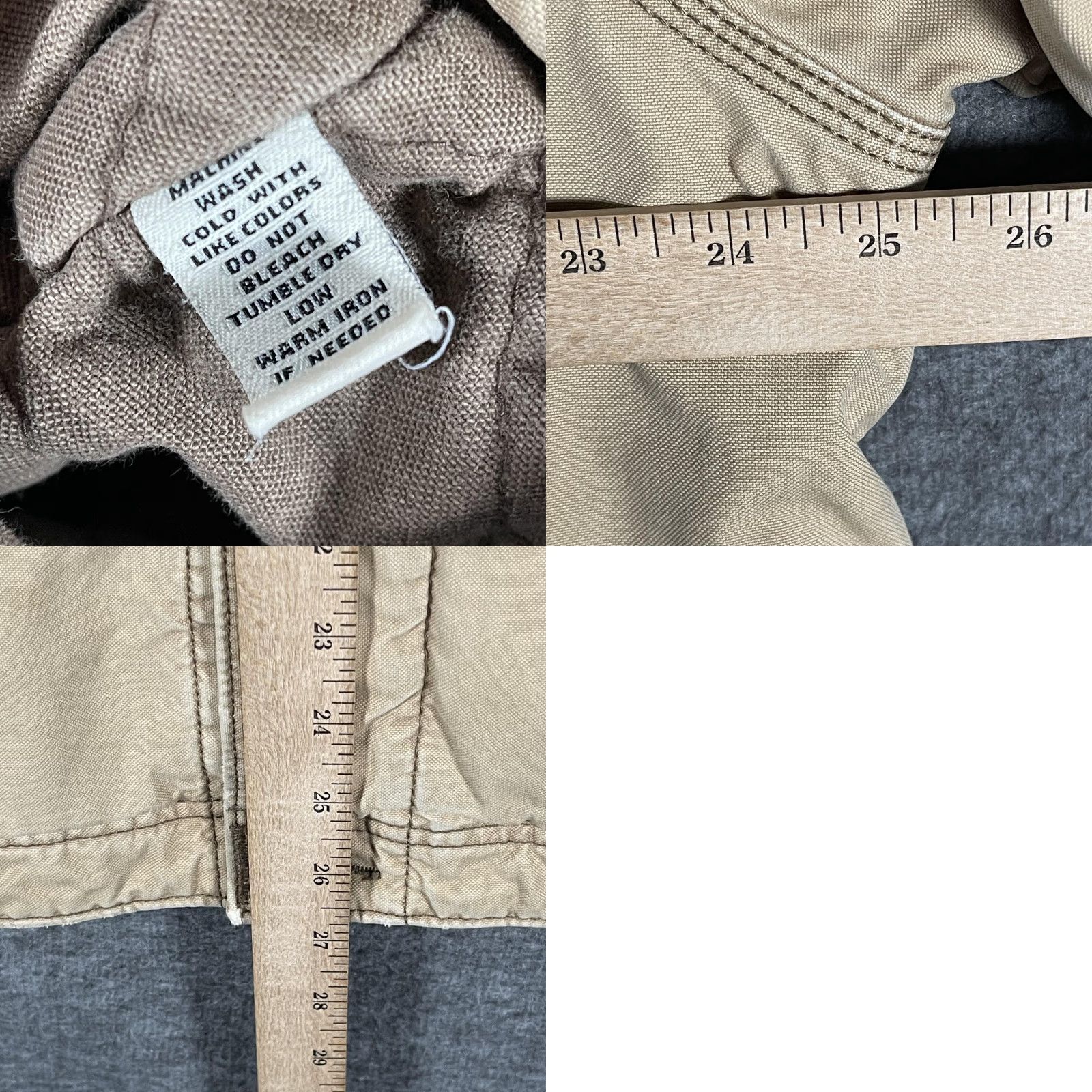 American Eagle Outfitters American Eagle Outfitters Workwear Jacket Mens XL Tan Corduroy Collar Quilted Canvas Chore Jacket or Coat Size US XL / EU 56 / 4 - 8 Thumbnail