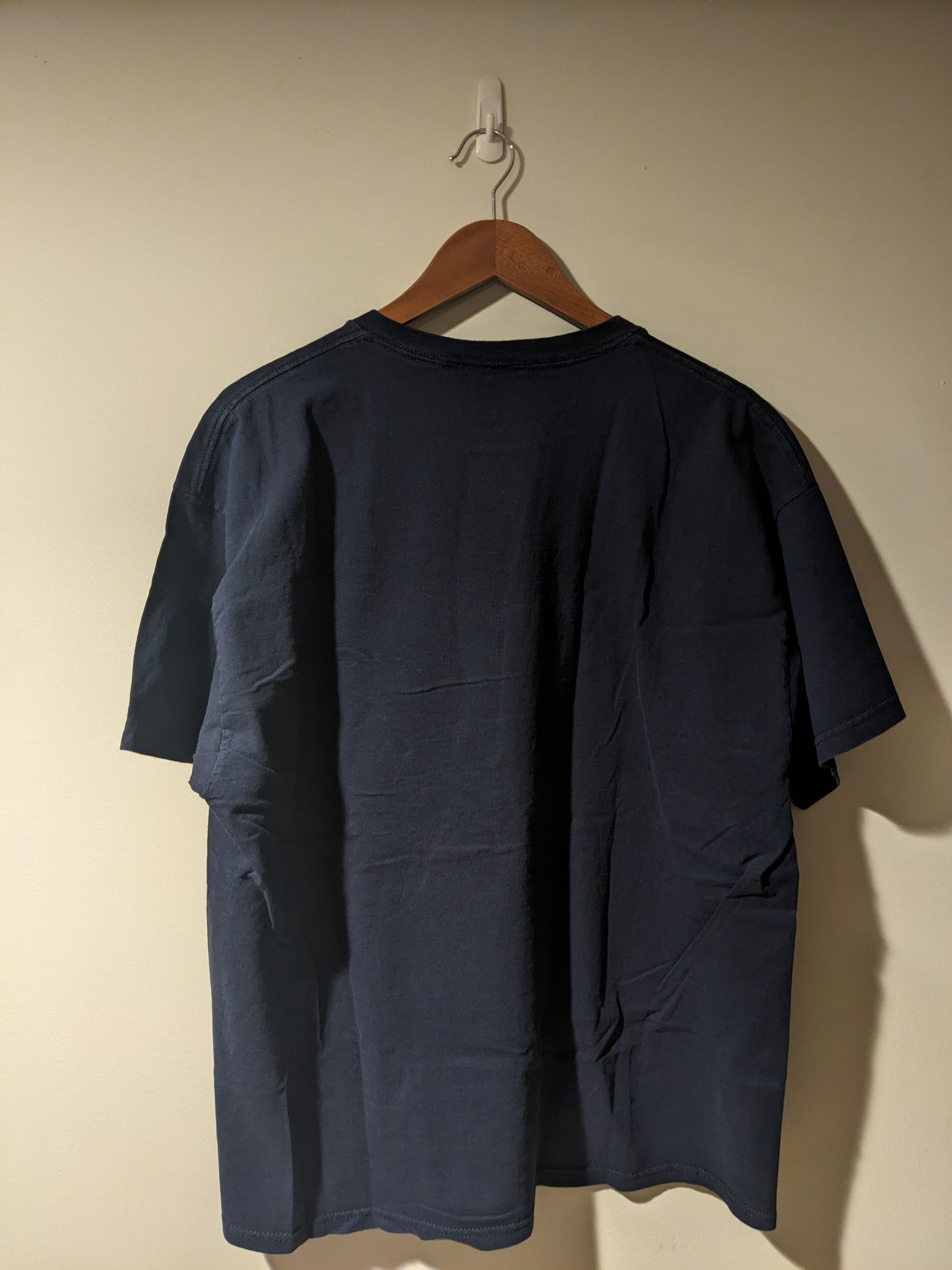 Vintage Vintage 90s Wolf Animal Nature Wildlife Blue X-Large T-Shirt Size US XL / EU 56 / 4 - 5 Thumbnail