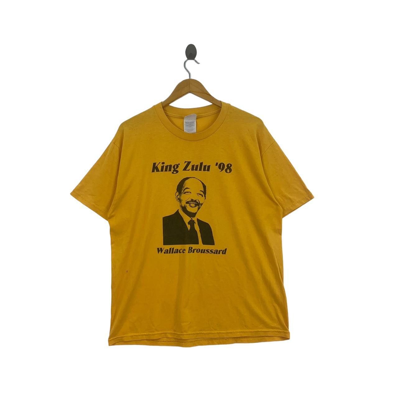 Vintage Vintage 1998 KING ZULU Wallace Broussard Tee Size US L / EU 52-54 / 3 - 1 Thumbnail