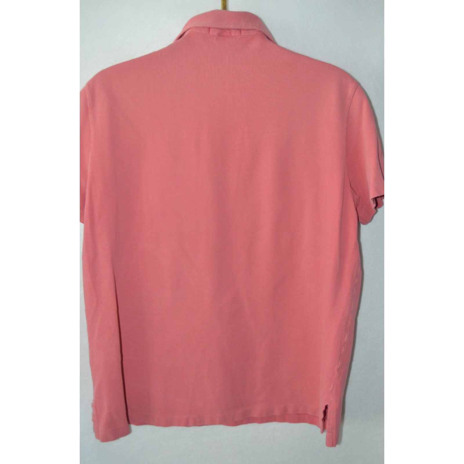 Polo Ralph Lauren VINTAGE Polo Ralph Lauren Polo Shirt Mens L Custom Fit Pink Pocket Cotton 100% Short Sleeve Button Embroidered Polo Pony Vintage Classic Preppy Mens Size US L / EU 52-54 / 3 - 2 Thumbnail