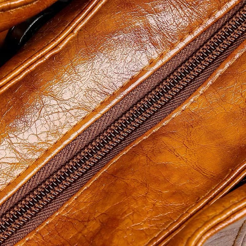 Vintage Vintage Large Capasity Pu Leather Hobo Bag Size ONE SIZE - 8 Thumbnail