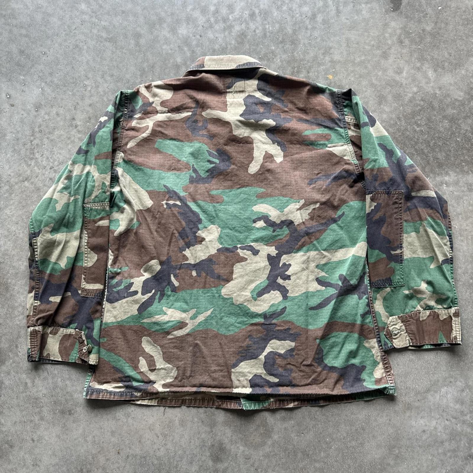 Other USA Navy Military Camouflage 1990’s Button Up Utility Jacket Size US M / EU 48-50 / 2 - 2 Thumbnail
